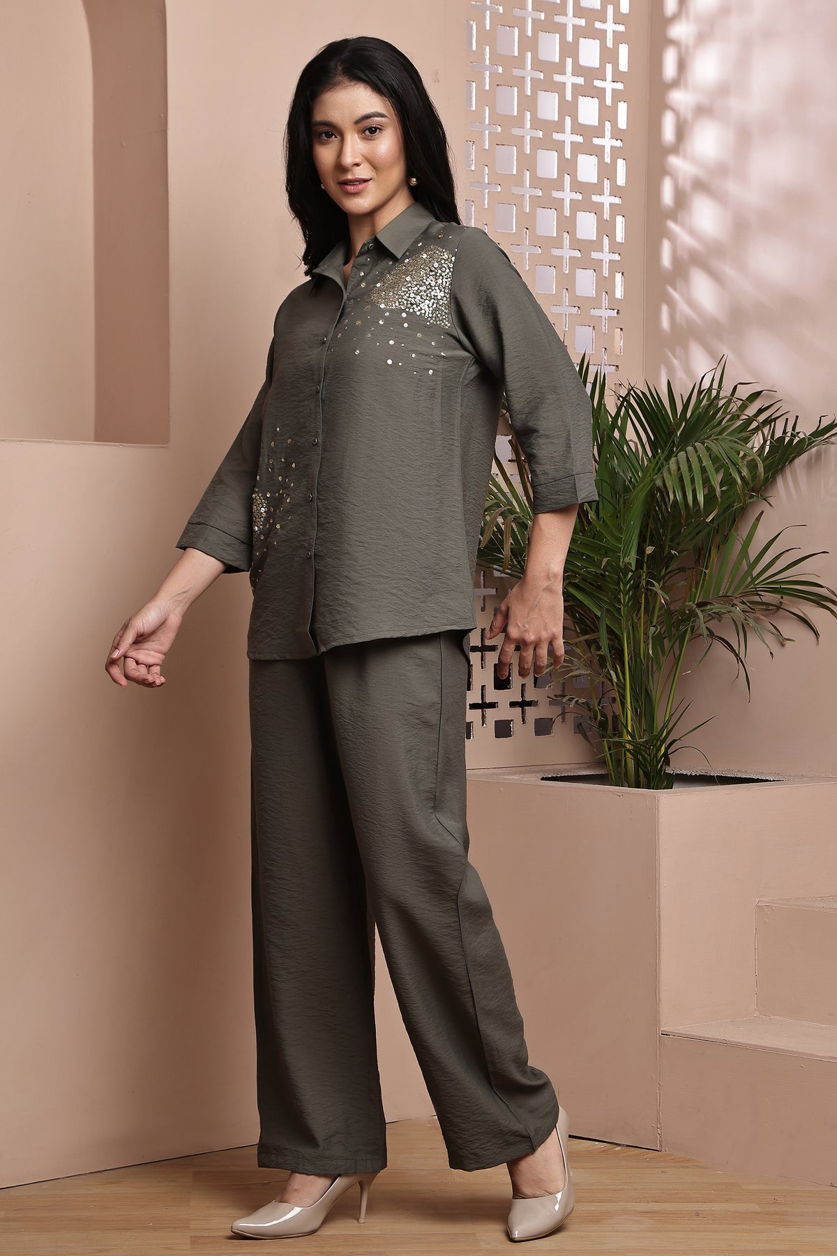 Olive Co-ord Set