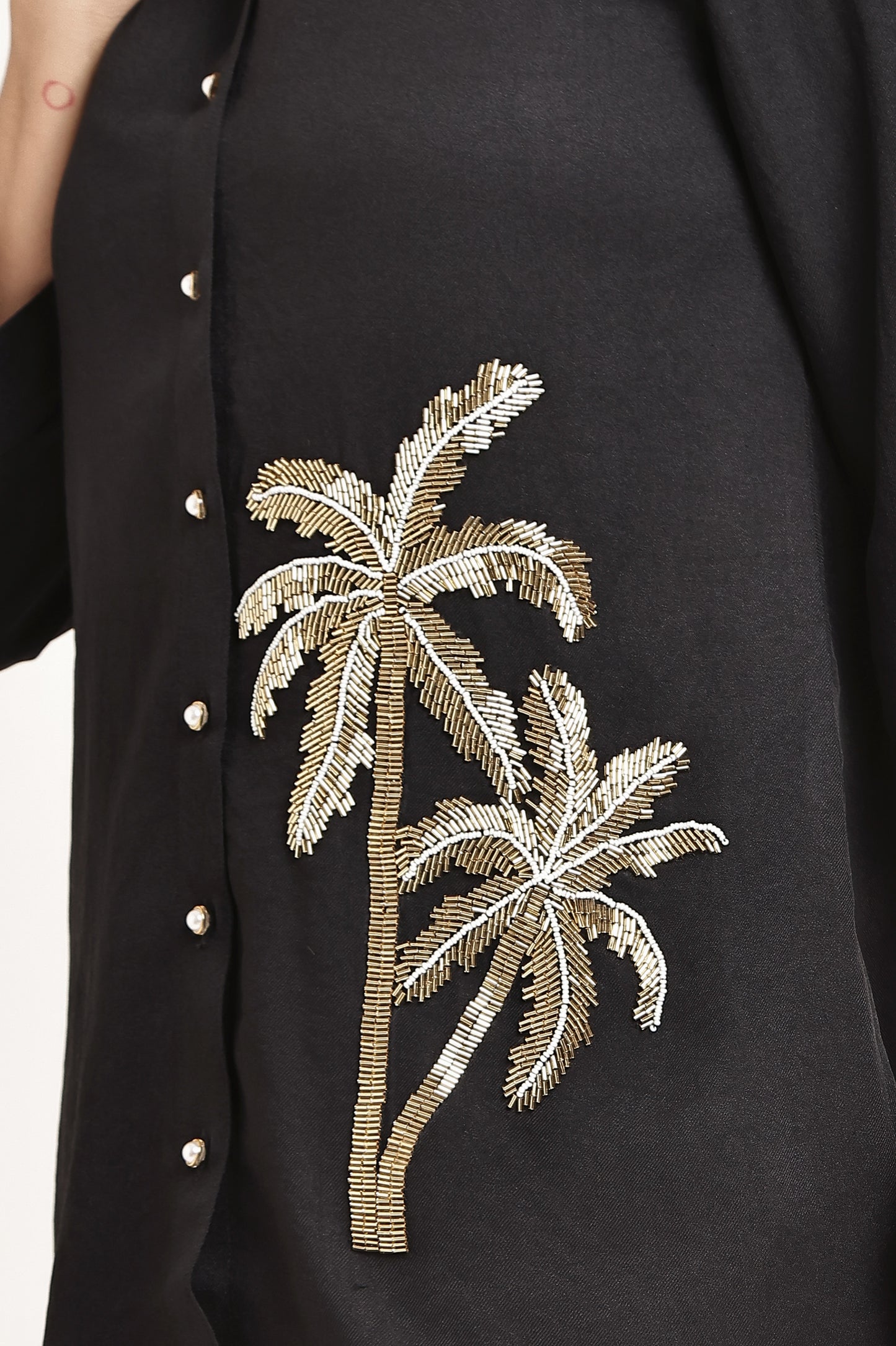 Black Gold Palm Co-ord Set