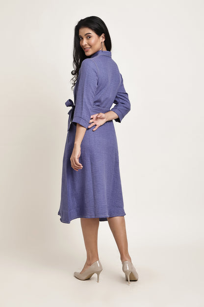 Indigo Shirt Dress