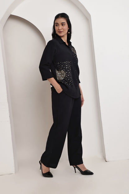 Black Stars Co-ord Set